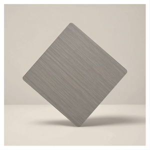 Lastra in Acciaio Inossidabile Spazzolato Khaki Brushed69 per Piani di <span class=keywords><strong>Lavoro</strong></span> da <span class=keywords><strong>Cucina</strong></span> Moderni - Product Image 1