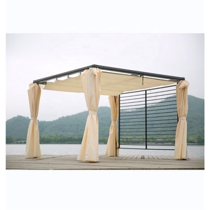Yoho lujo al aire libre Gazebo tienda pérgola 3x4 aluminio barbacoa jardín tienda grandes Gazebos con dosel - Product Image 5