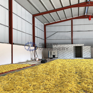 Secador de flores industrial de alta capacidad, equipo de secado continuo con cinta transportadora de malla para procesamiento de té de flores y rosas - Product Image 3