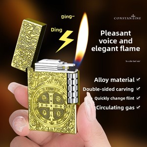 Encendedor inflable de metal Langsheng de alta calidad, nuevo, con tecnología de llama abierta, estilo popular de redes, diseño Constantine. - Product Image 2