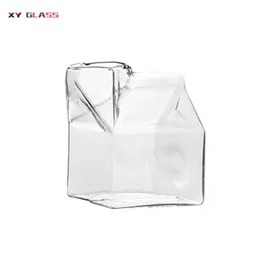 Klassische lustige Form handgemachte Boro silikat ofen sichere Glas milchglas
