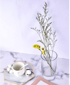 Grand <span class=keywords><strong>vase</strong></span> en verre rond transparent recyclé pour la décoration de la maison - Product Image 3