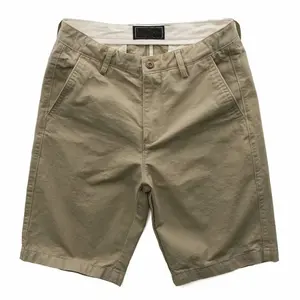 Mens Washed Bermuda Chino Shorts