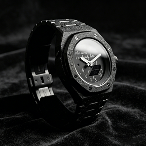 Orologio da Uomo di Alta Qualità con Quadrante Opaco, 'Chi Se Ne Frega, Sono Già in Ritardo', Display Duale Analogico-Digitale, Orologio al Quarzo OEM - Product Image 2