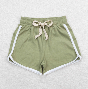 Pantalones Cortos Deportivos para Niña, Estilo Boutique, Color Sólido, Cintura con Cordón Ajustable - Product Image 4