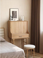 Table de toilette et bureau multifonctionnel haut de gamme en bois massif italien pour chambre et bureau à domicile