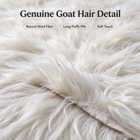 Cheveux de chèvre naturels de qualité supérieure, laine de chèvre brute pour la fabrication artisanale textile et l'utilisation industrielle
