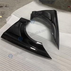 BENSNEES, guardabarros de fibra de carbono Real delantero negro personalizado para coche para Mercedes Benz W218 CLS63 2012, actualización de guardabarros de fibra de carbono - Product Image 5
