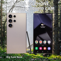 Téléphone S25 Ultra 5G débloqué CDMA LTE, écran HD 6,9 pouces 120 Hz, appareil photo arrière 108 MP, 12 Go de RAM, 256 Go de stockage, processeur Deca Core