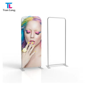 TianLang 3D Pop Stand muestra fondo de tela de tensión recta portátil con luz LED para fondo de cabina de moda de Feria Comercial - Product Image 1