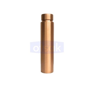 Plain Classic Eco-Friendly Copper Drinking Water Bottle Leakproof Durable Reusable Stocked Portable Daily Hydration Home Office - Product Image 4