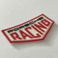 Étiquette thermocollante personnalisée en silicone transparent, patch logo 3D en caoutchouc souple, lavable, à repasser pour vêtements, t-shirts, chapeaux