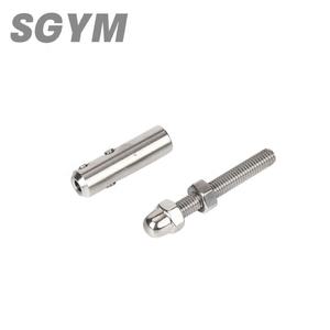 316 paslanmaz çelik kablo korkuluk iplik parçaları tel halat gergi alıcı Terminal sonu geçiş çapa çapraz klip kelepçe - Product Image 3