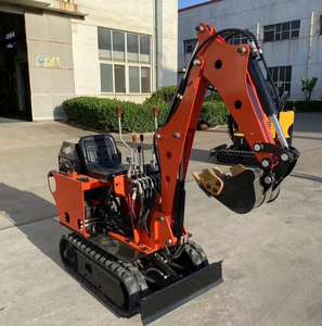 รถขุดขนาดเล็กสำหรับใช้ในบ้านน้ำหนัก800กก. พร้อมอุปกรณ์เสริมสำหรับแกว่งบูมมีหลังคา CE EPA - Product Image 6