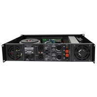 Amplificador de Potencia Profesional en Oferta, 2 Canales, Clase Ab, 4 Ohmios, Equipo de Sonido Metálico para Actuaciones en Escenario y Uso Comercial