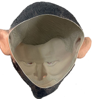 Masque de célébrité réaliste en latex, visage masculin, Lionel Messi, masque de fête en caoutchouc pour Halloween, masque de célébrité pour toute la tête
