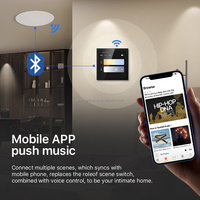 Panneau de contrôle intelligent Tuya 4 pouces avec commande vocale Alexa WiFi + passerelle ZigBee pour l'opération Android domestique Type de prise américaine
