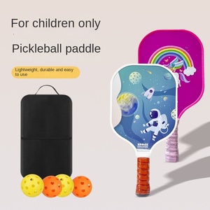 Juego <span class=keywords><strong>de</strong></span> Raquetas <span class=keywords><strong>de</strong></span> Pickleball para Niños, Directo <span class=keywords><strong>de</strong></span> Fábrica, Nivel Inicial, 195g, <span class=keywords><strong>Fibra</strong></span> <span class=keywords><strong>de</strong></span> <span class=keywords><strong>Vidrio</strong></span>, <span class=keywords><strong>Kit</strong></span> <span class=keywords><strong>de</strong></span> Pala para Principiantes - Product Image 1