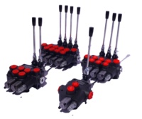 Katup Distributor Mono Block Enam Jalur Besi Cor Seri P80 KYDAC Berkualitas Tinggi untuk Kontrol Aliran 1P80 2P80 3P80 4P80 VALVE