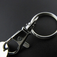 Porte-clé en métal personnalisé avec Logo époxy coloré pour supermarché, caddie, jeton, porte-clés