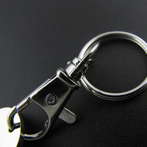 LLavero de Metal personalizado para <span class=keywords><strong>supermercado</strong></span>, soporte para llaves con logotipo de color epoxi, Token, moneda - Product Image 2