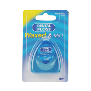 <span class=keywords><strong>Fil</strong></span> <span class=keywords><strong>Dentaire</strong></span> Ciré 50m Menthe Fraîche Nettoyage Interdentaire Soin Bucco-<span class=keywords><strong>dentaire</strong></span> - Product Image 1