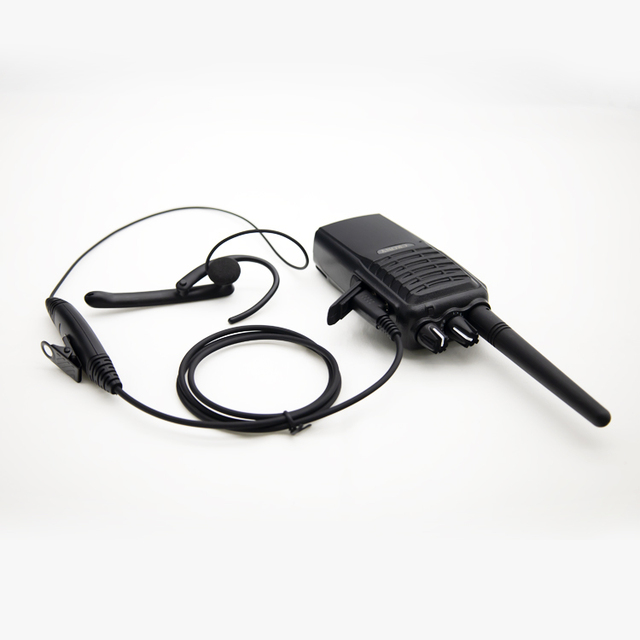 Long Life  Two-way Radio PTT Headsets Wired Walkie Talkie Headphones With Mic