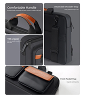 2025 nouvelle marque de haute qualité personnalisée étanche affaires pochette d'ordinateur grande capacité sac à dos ordinateur porte-documents sacs à bandoulière