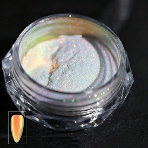 Poudre de pigment holographique effet caméléon, pigment inorganique de qualité cosmétique pour le maquillage et l'artisanat - Product Image 3