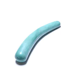 Wholesale Natural Green Aventurine quartz dildo healing crystal massage wands for happy