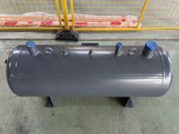 Fábrica 150L Receptor de líquido refrigerante Tanque receptor de freón R22 R404a R507 3.5Mpa Prueba de presión Q345R Valores de acero Mirilla