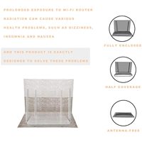 Caja Faraday para Router WiFi y Medidor Inteligente con Protección EMF, Tamaños de 13.8 y 15.7 Pulgadas