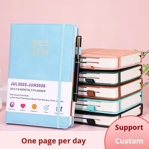 Leather Cover Daily Plan <strong>Notebook</strong> A5 Notepad <strong>Diary</strong> Book - Product Image 5