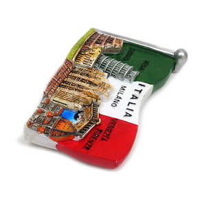 Imán de Refrigerador 3D de Resina, Recuerdo Turístico Europeo de Italia, Hecho a Mano, con Lugares Emblemáticos de <span class=keywords><strong>Roma</strong></span>, Milán, Pisa y Venecia - Product Image 3