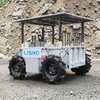 Chargement lourd télécommande électrique montagneux escalade transporteur ferme chariot Robot véhicule UGV