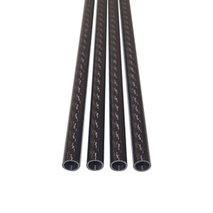 หลอดคาร์บอนไฟเบอร์ลูกกลิ้งอุตสาหกรรมมีแรงกดสูงขนาดผิวเรียบน้ำหนักเบา - Product Image 2