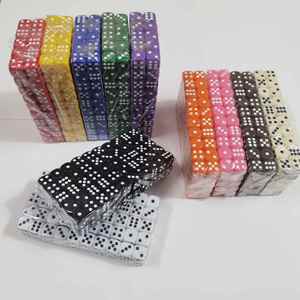 Standard 16mm Dice 16 Color Option Board Games Activity Party Favors Toy <b>Gifts</b> Dice 100PCS/PACK - Product Image 4