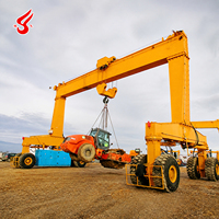 Nouvelle grue portique électrique 10t 20t 30t 50t, grue portique RTG de 50 tonnes sur pneus en caoutchouc pour la manutention de conteneurs portuaires