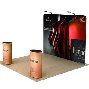 展示会カスタムロゴプリントテンションファブリック背景スタンドストレッチトレードショーイベント写真バックドロップテンションファブリックディスプレイ - Product Image 5