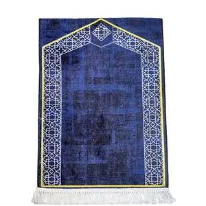 Portable prayer mat leather rug Mosque prayer rugs travelling prayer mat