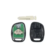 Clé à distance de voiture à 1 bouton 433Mhz pour Renault Clio Master Twingo Kangoo, lame NE73 VAC102 ID46 PCF7946 Chip