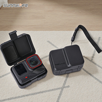 Étui de protection portable en plastique Sunnylife avec cordon, résistant aux chocs, étanche et anti-poussière pour Insta360 Ace/Ace Pro 2/1