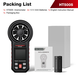 Anémomètre numérique Habotest HT5005, mesure de la vitesse du vent, de la température et de l'humidité, testeur multifonction - Product Image 5