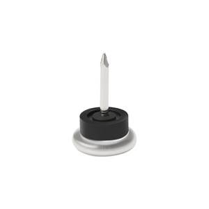 Adjustable Metal Floor Nail With Plastic Base For Furniture Protection - Product Image 1