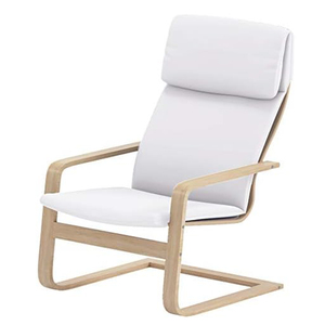 Chaise à bascule suspendue Chaise longue Fauteuil de salon à bascule en bois suspendu moderne pour adultes - Product Image 5