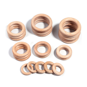 Bằng gỗ <span class=keywords><strong>Craft</strong></span> Vòng tự nhiên chưa hoàn thành mini bằng gỗ nhẫn vòng tròn gỗ Mặt dây chuyền kết nối cho DIY dự án đồ trang sức và thủ công làm - Product Image 1