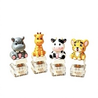Clés de clavier en forme d'animaux, gadget anti-stress, pendentif pour clé de clavier, décoration de porte-clés, emballées individuellement