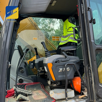 Excavatrice sur chenilles XCMG XE200GH d'occasion de 20 tonnes pour le nivellement des terres agricoles et la construction de bassins