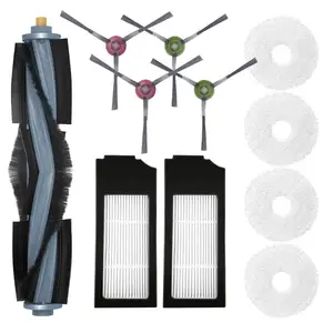 Fornecedor profissional ecovacs deebot x1 turbo kits escova para deeboot x1 turbo omni ecovacs deebot x1 filtro e esfregão