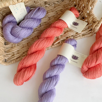 Fil à tricoter Lotus Yarns, mélange de soie 55% et de cachemire 45%, poids fin 13Nm/2, pour tricot à la main, crochet, tissage, pull, châle